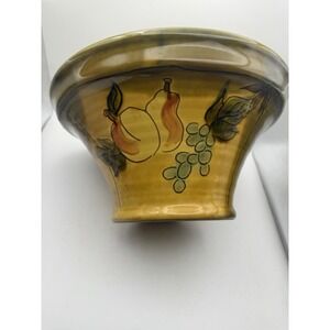 Ambiance Collections Provincial Fruit Michaelee Hand Painted Serve Bowl